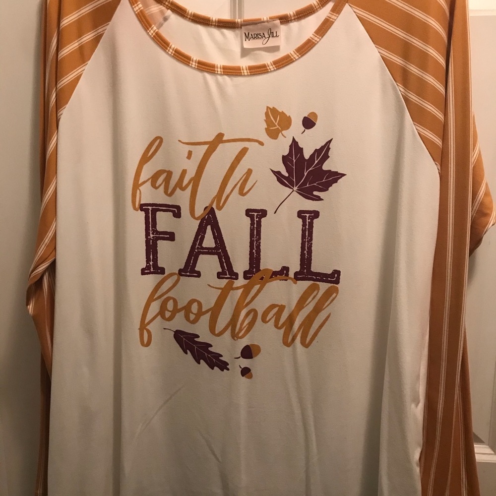 Faith Fall Football Ragland shirt
